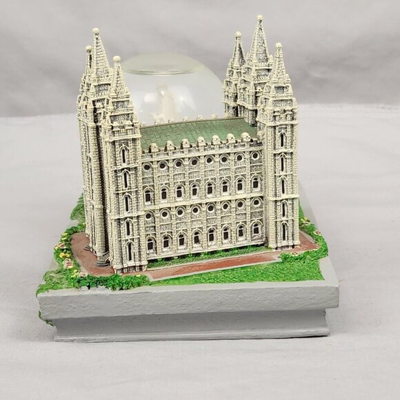 Temple Square Salt Lake City Ut Snow Globe Waterball Vintage Collectable Christ - Picture 3 of 10